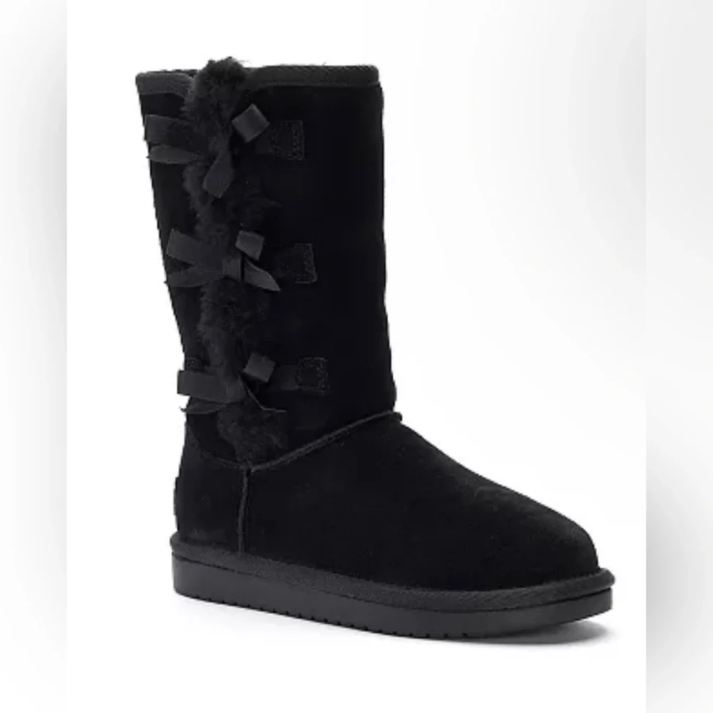 Koolaborra by UGG Victoria tall Winter boots Girls size 2 NEW